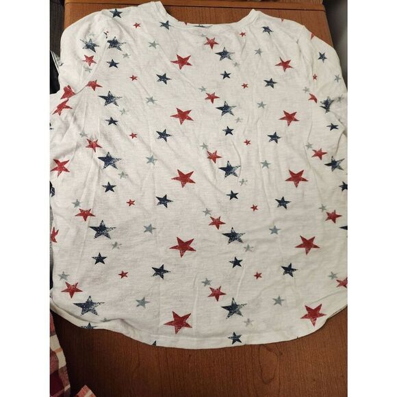 Maurices Red White Blue Star Shirt Size 2XL (R) - Picture 3 of 4